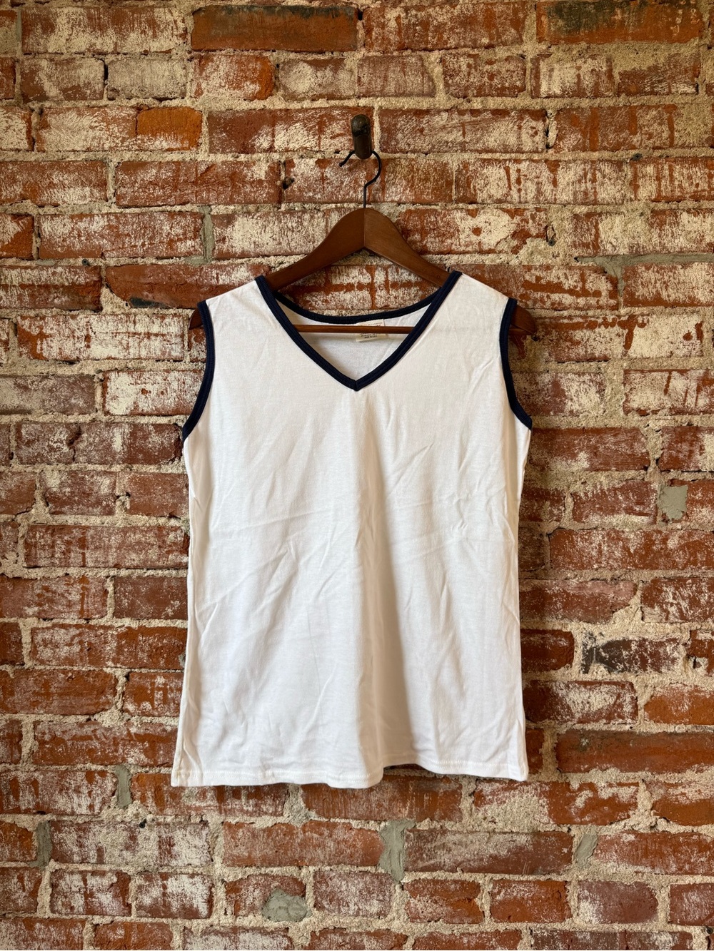 9 Vintage Ringer Tank Tops Signature Sportswear Medium Mens Cotton Mix Nos